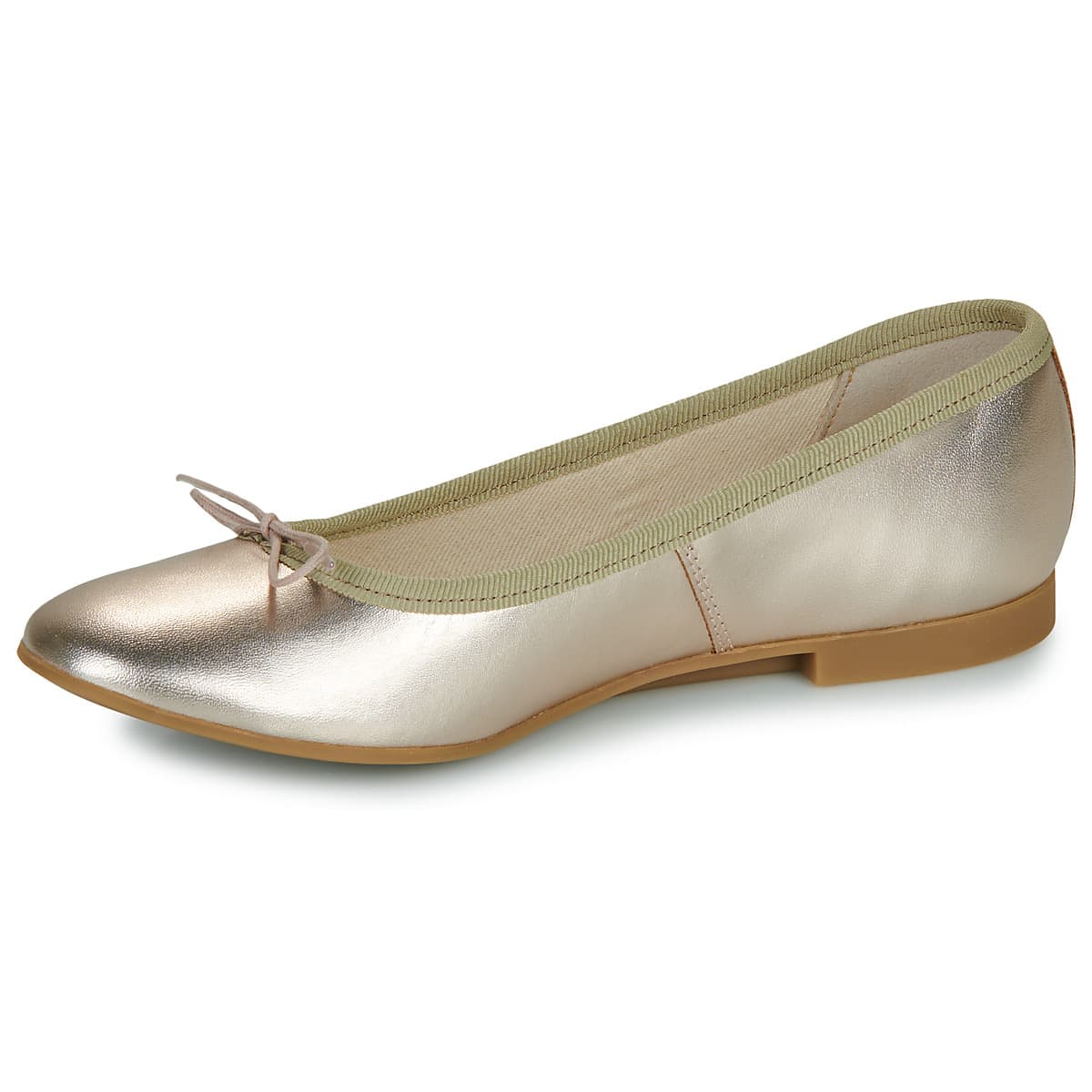 Women's Ballet Flats Pom d'Api Gold