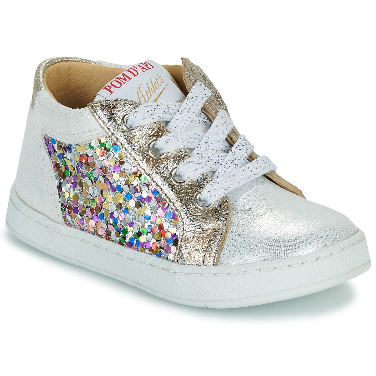 Girls' Sneakers Pom d'Api Multicolor