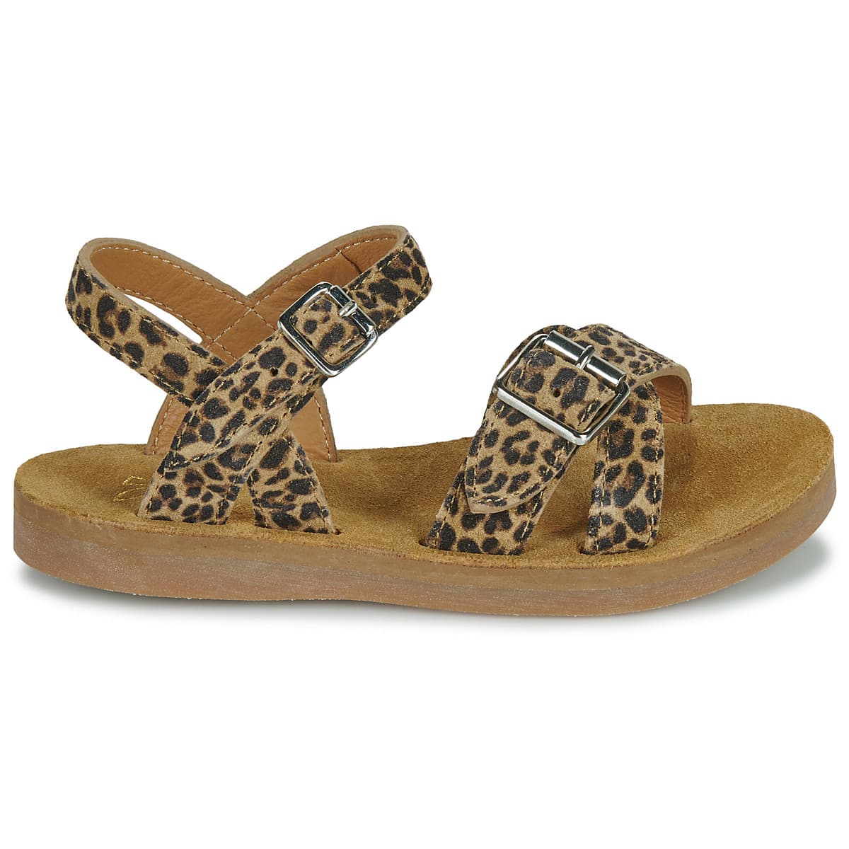 Girls' Sandals Pom d'Api Brown