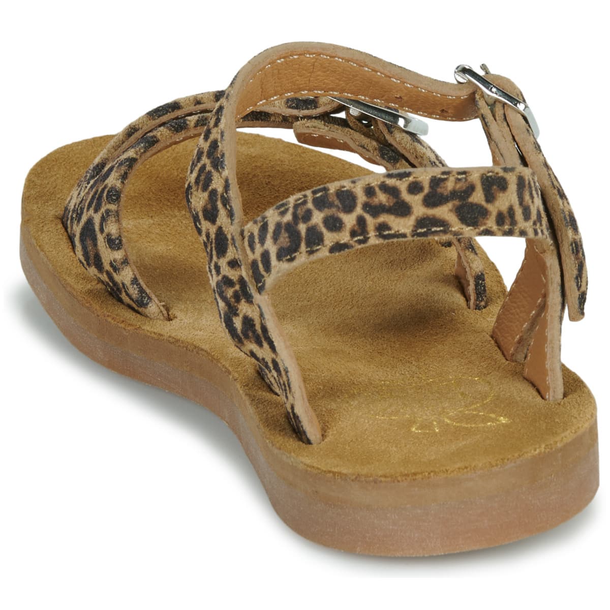 Girls' Sandals Pom d'Api Brown