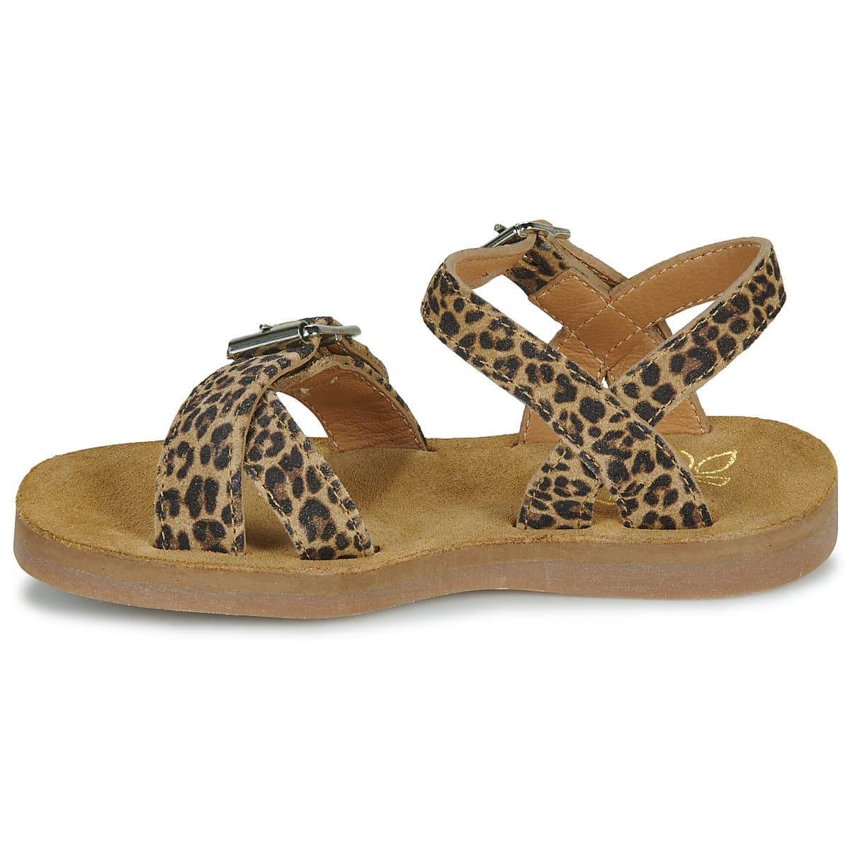 Girls' Sandals Pom d'Api Brown