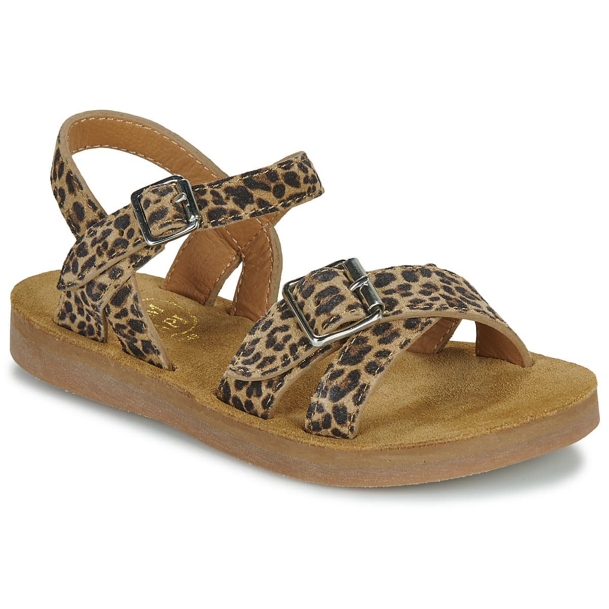 Σανδάλια χωρίς τακούνι Pom d'Api PLAGE-AIR CROSSY