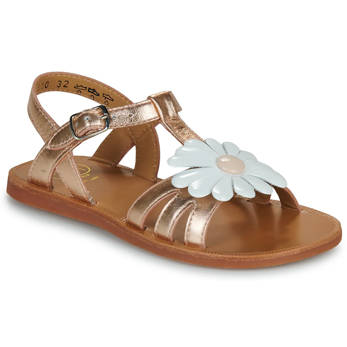 Girls' Sandals Pom d'Api Gold