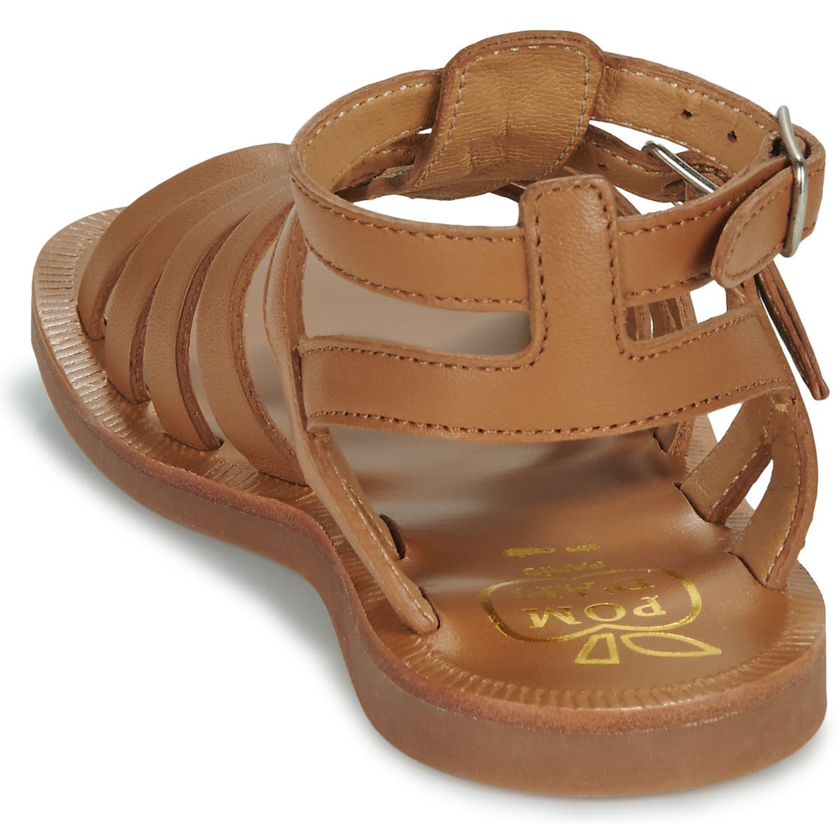 Girls' Sandals Pom d'Api Brown