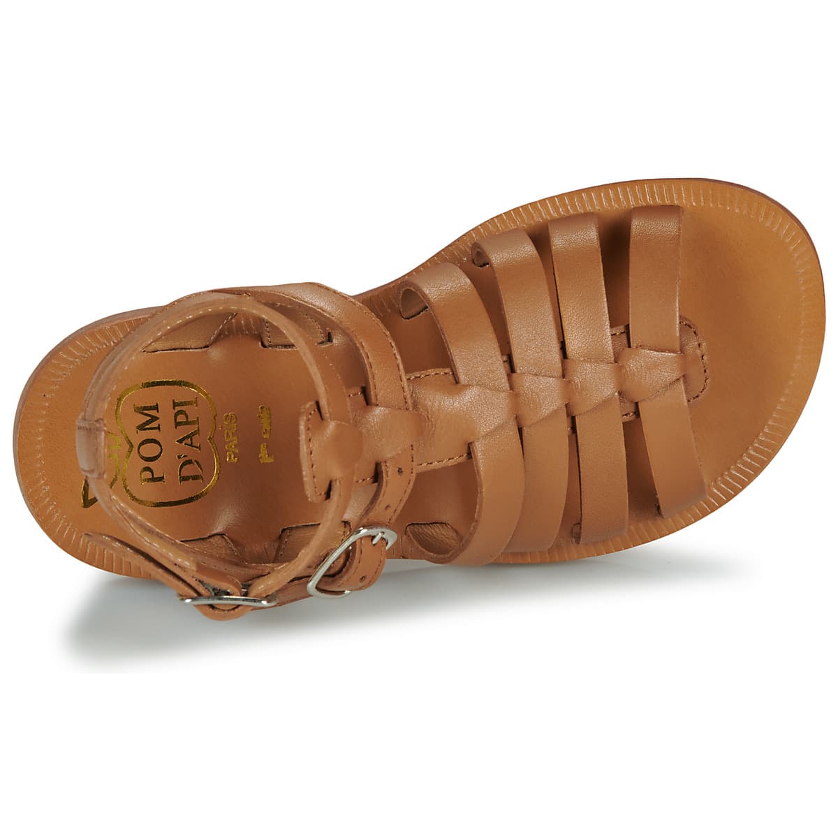 Girls' Sandals Pom d'Api Brown
