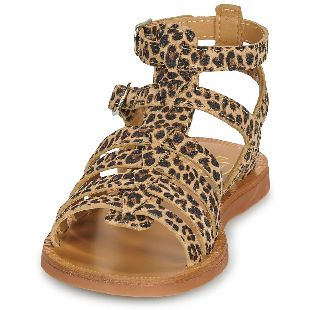 Girls' Sandals Pom d'Api Brown