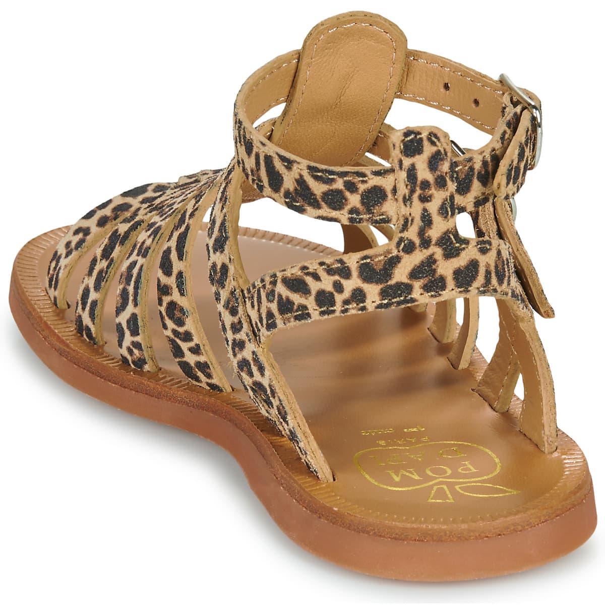 Girls' Sandals Pom d'Api Brown