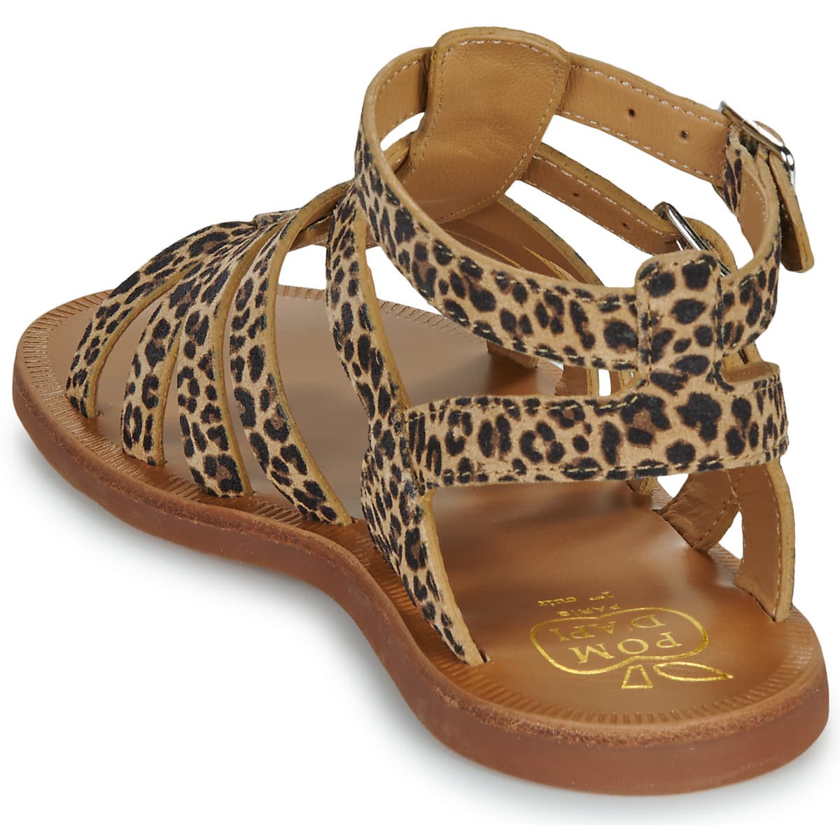 Girls' Sandals Pom d'Api Brown