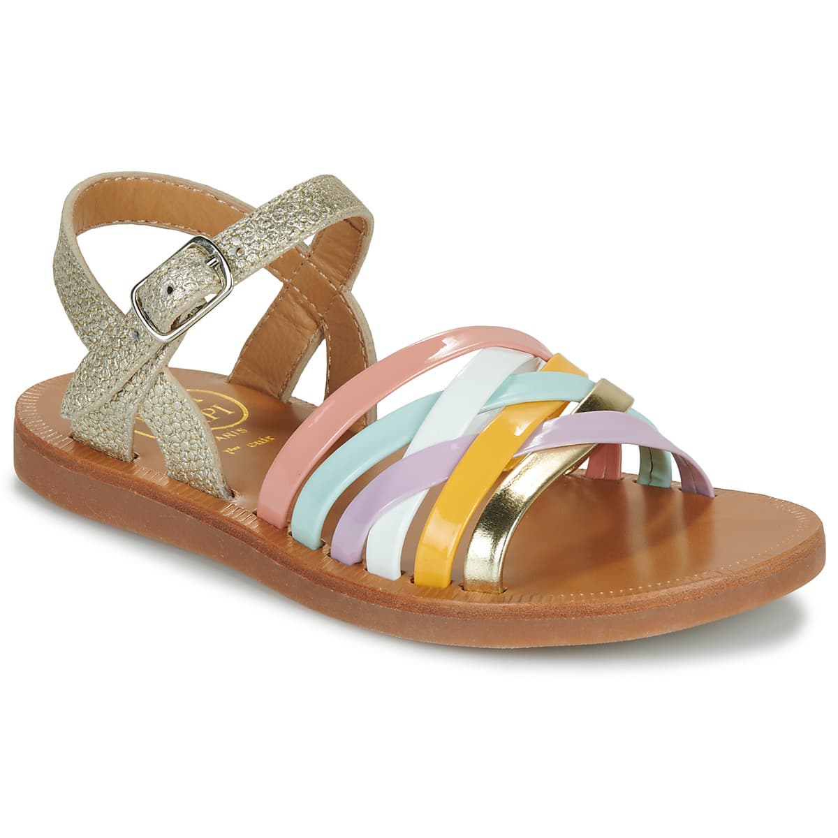 Girls' Sandals Pom d'Api Multicolor