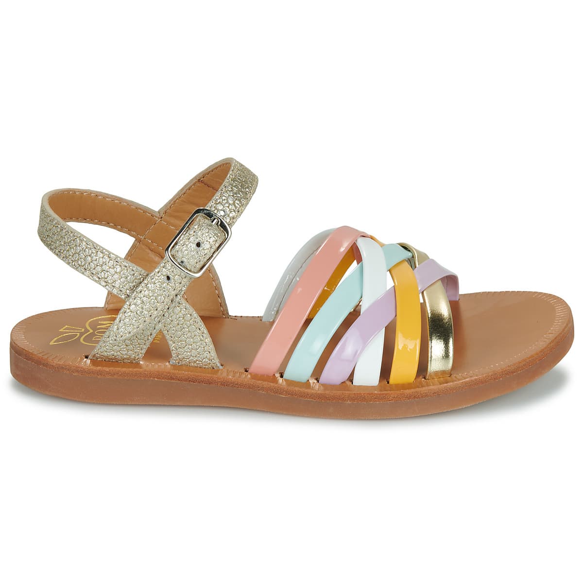 Girls' Sandals Pom d'Api Multicolor