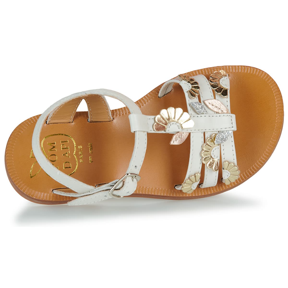 Girls' Sandals Pom d'Api White