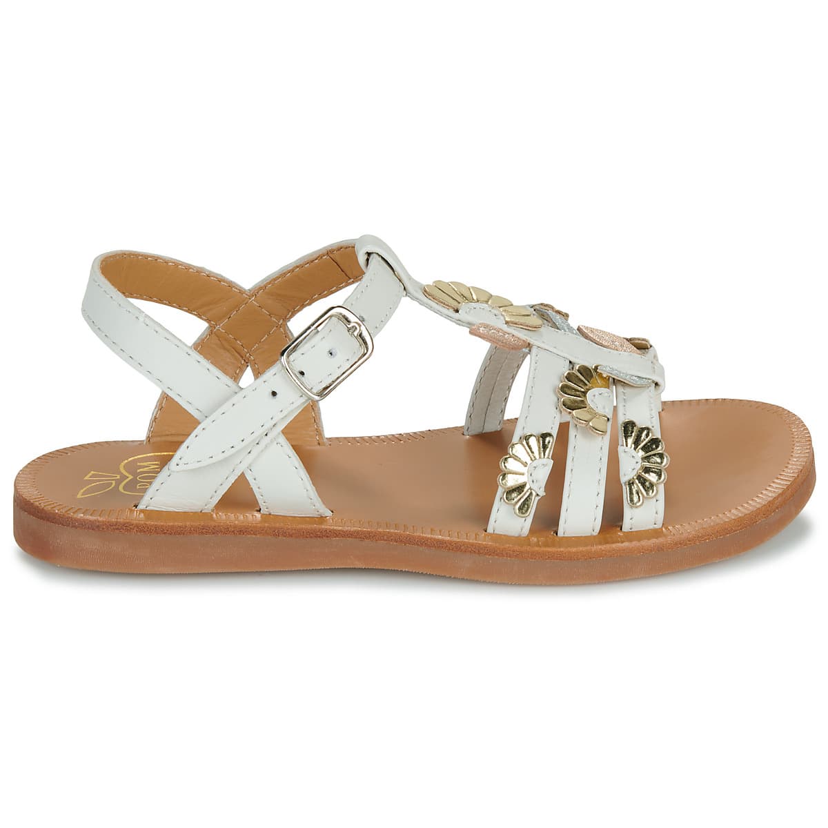 Girls' Sandals Pom d'Api White