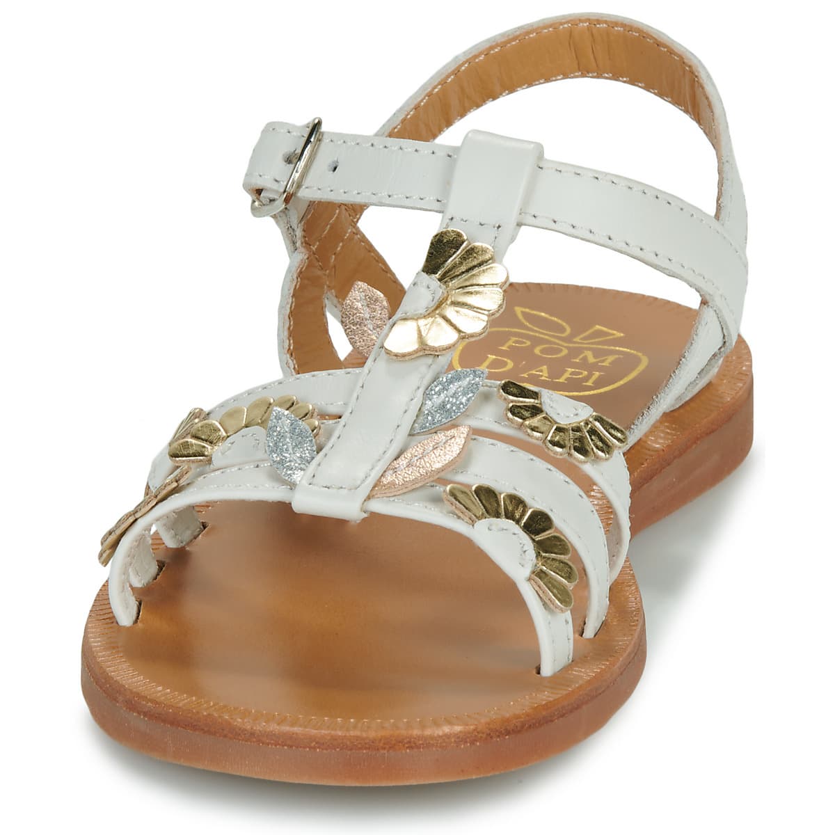 Girls' Sandals Pom d'Api White