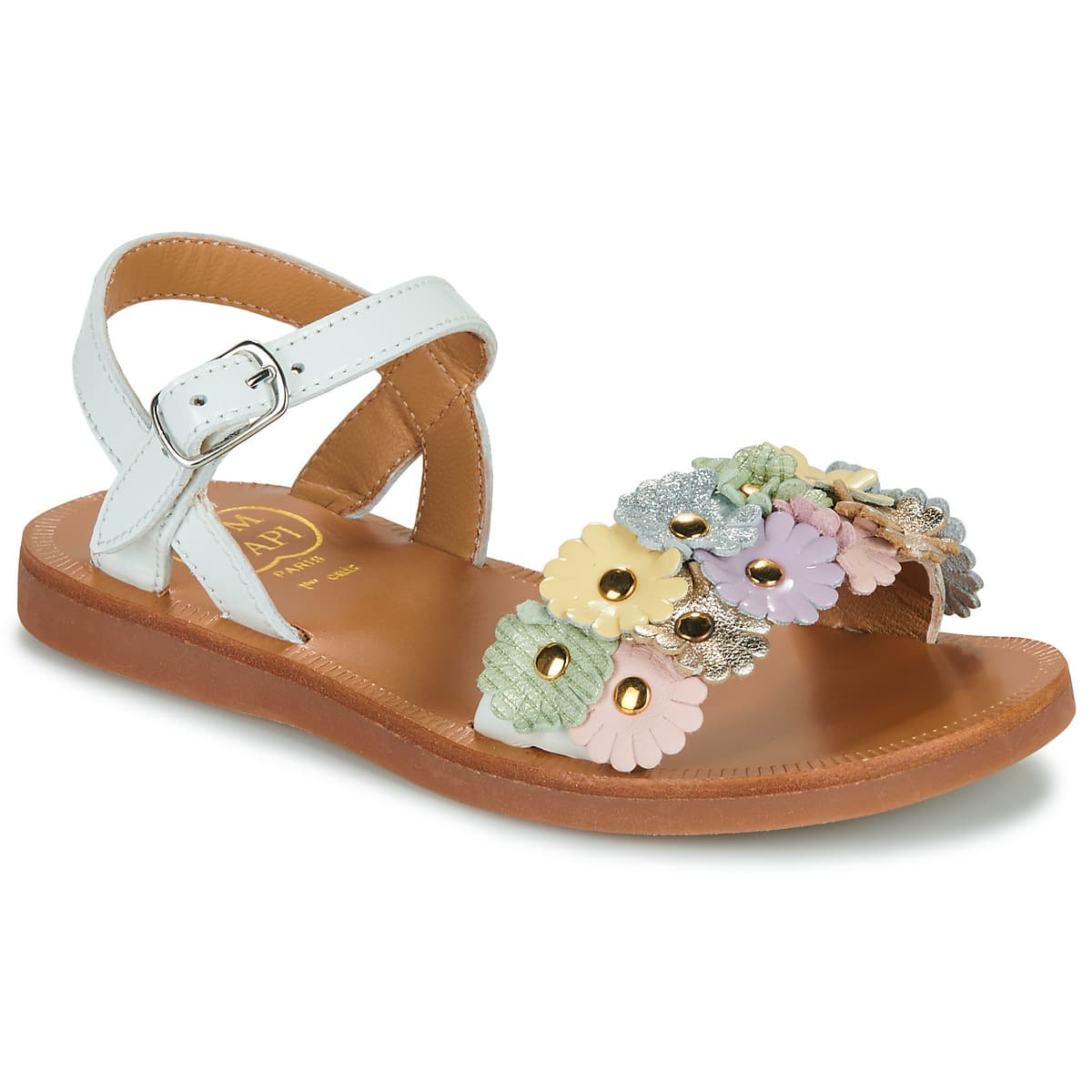 Girls' Sandals Pom d'Api White