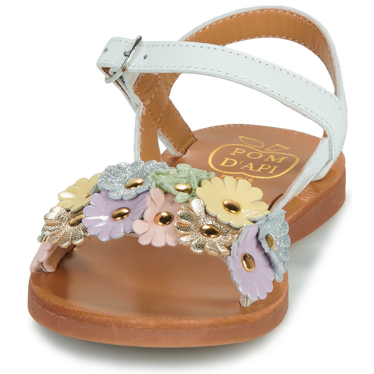 Girls' Sandals Pom d'Api White