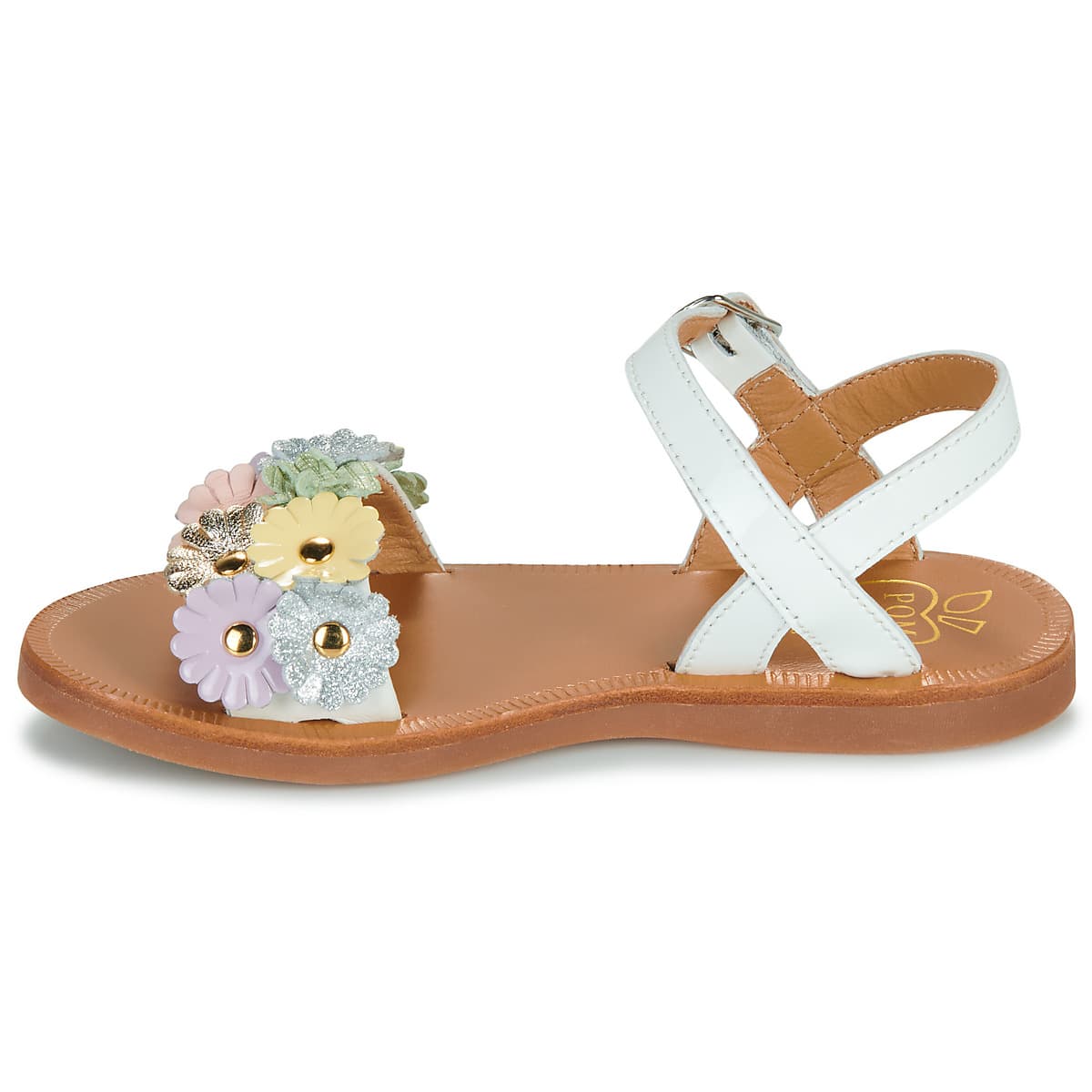 Girls' Sandals Pom d'Api White