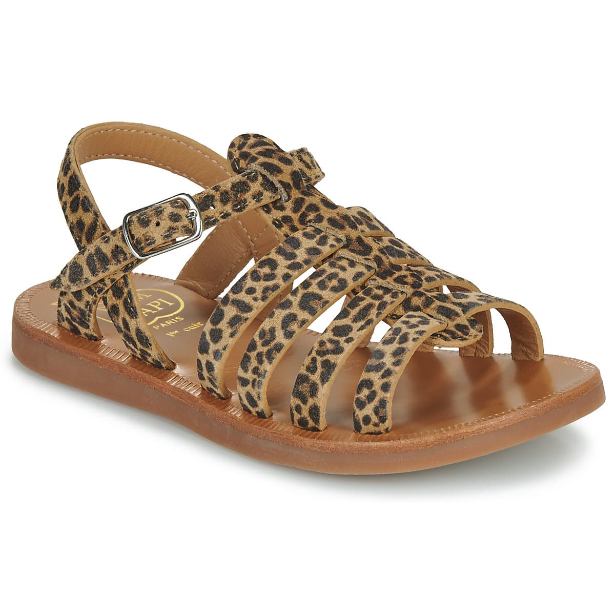 Girls' Sandals Pom d'Api Brown