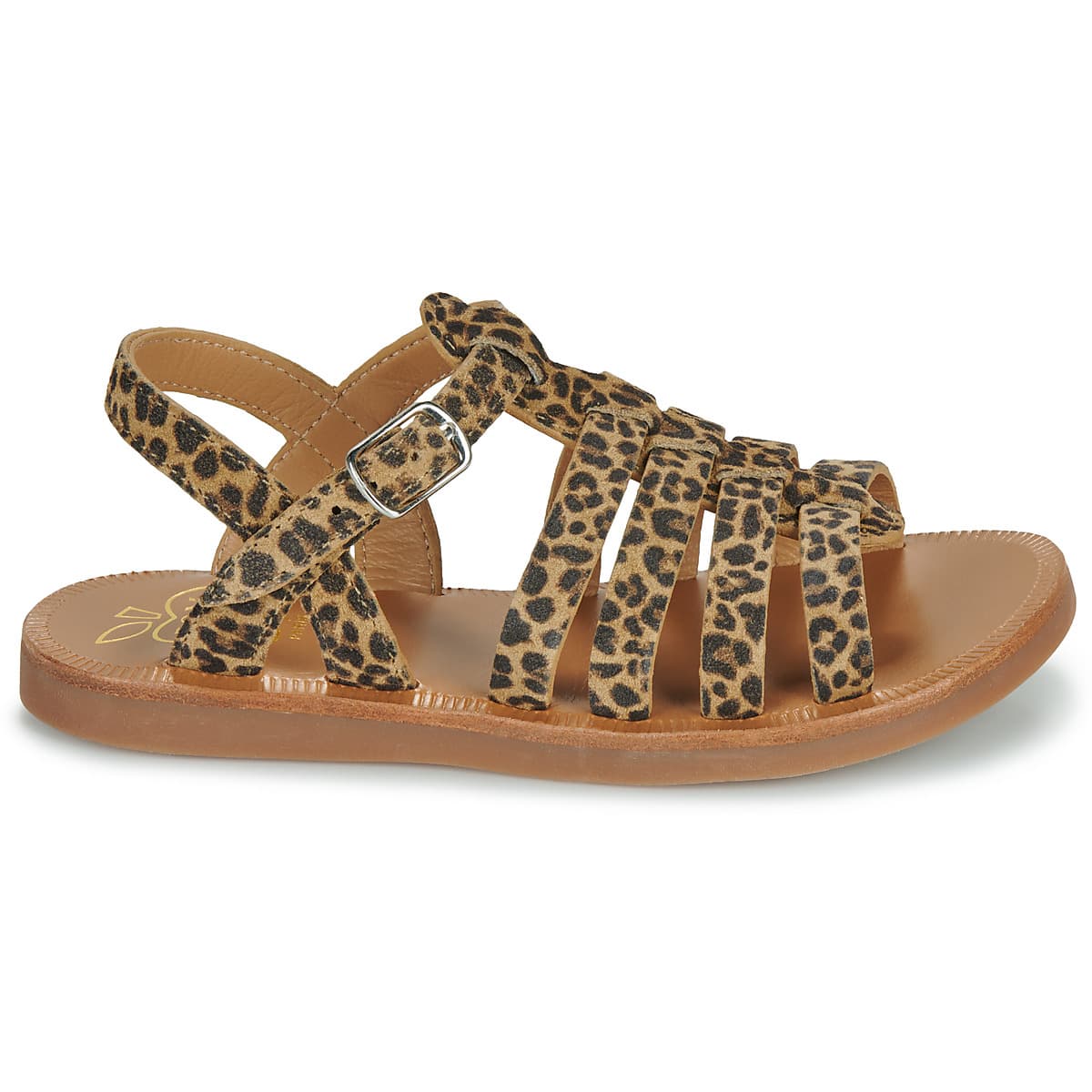 Girls' Sandals Pom d'Api Brown