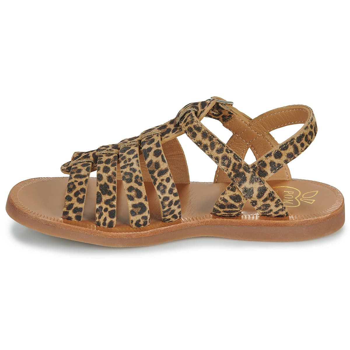 Girls' Sandals Pom d'Api Brown
