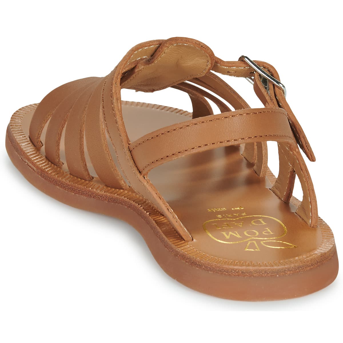 Girls' Sandals Pom d'Api Brown