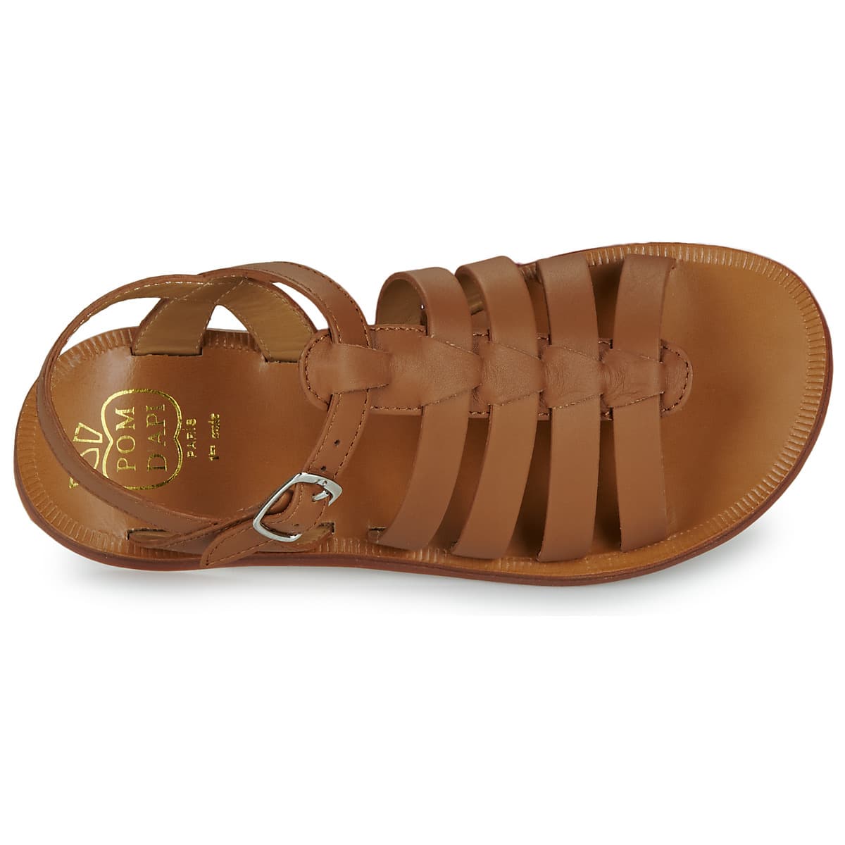 Girls' Sandals Pom d'Api Brown