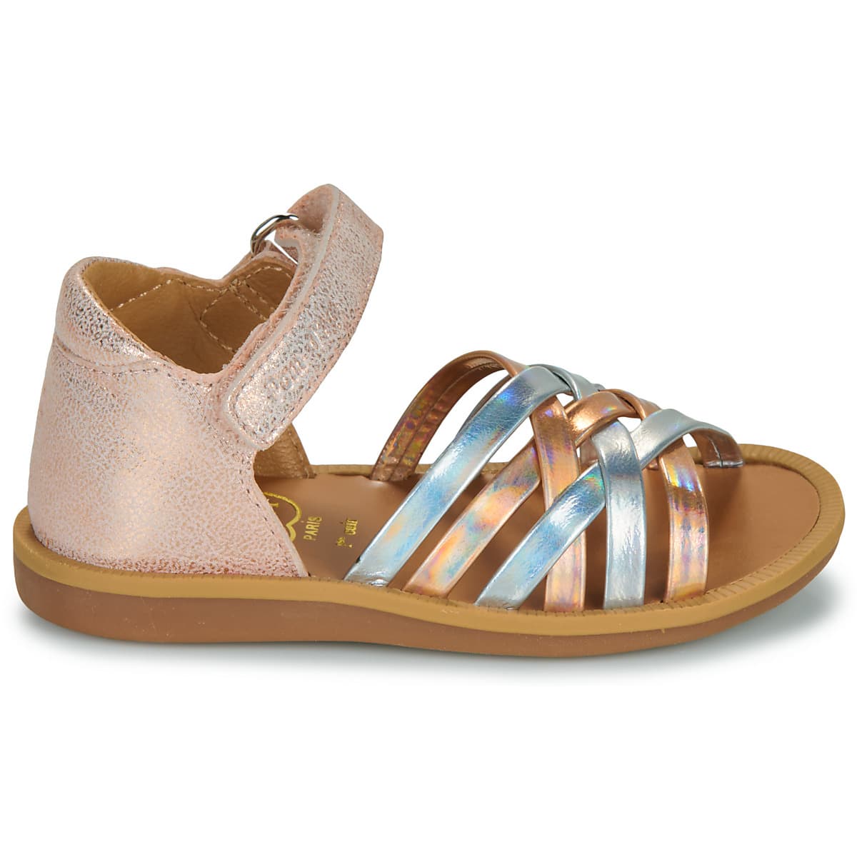 Girls' Sandals Pom d'Api Pink