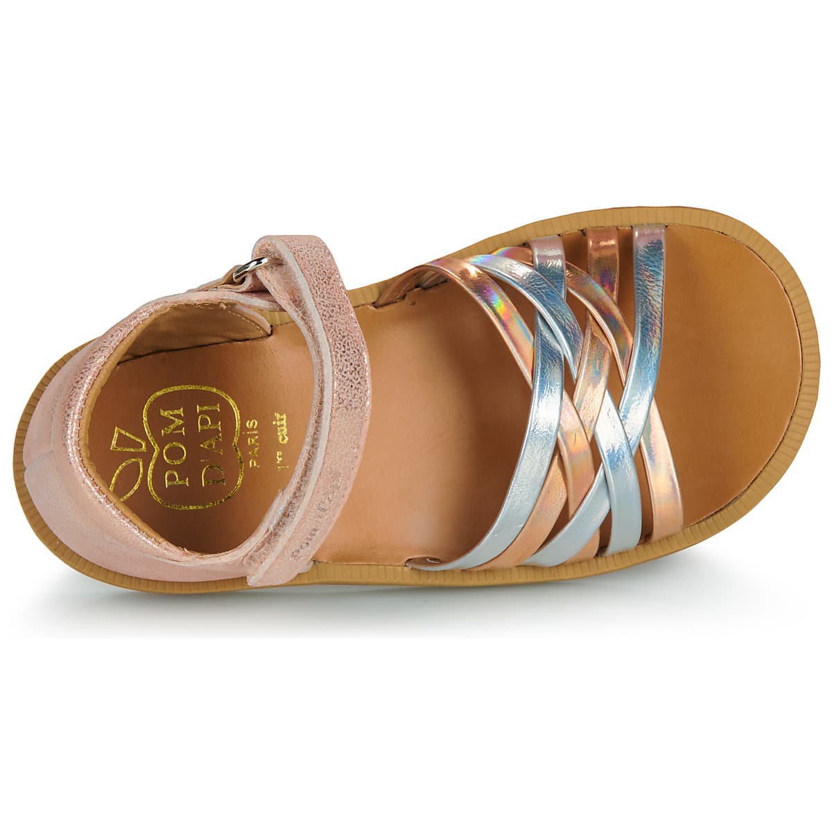 Girls' Sandals Pom d'Api Pink