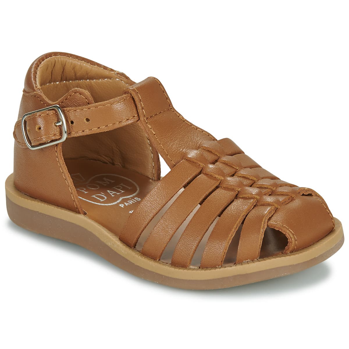 Girls' Sandals Pom d'Api Brown