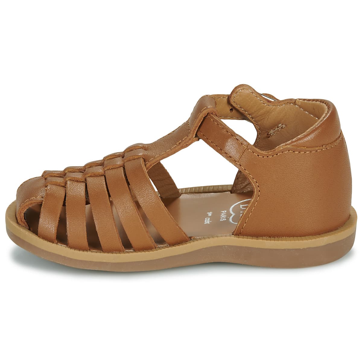 Girls' Sandals Pom d'Api Brown