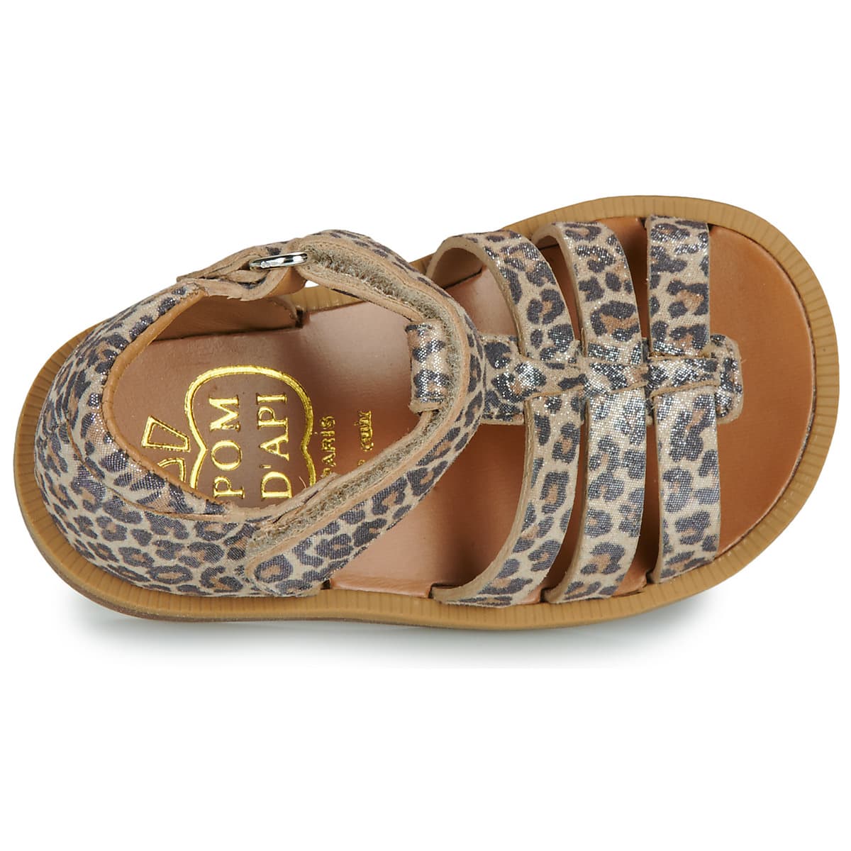 Girls' Sandals Pom d'Api Brown