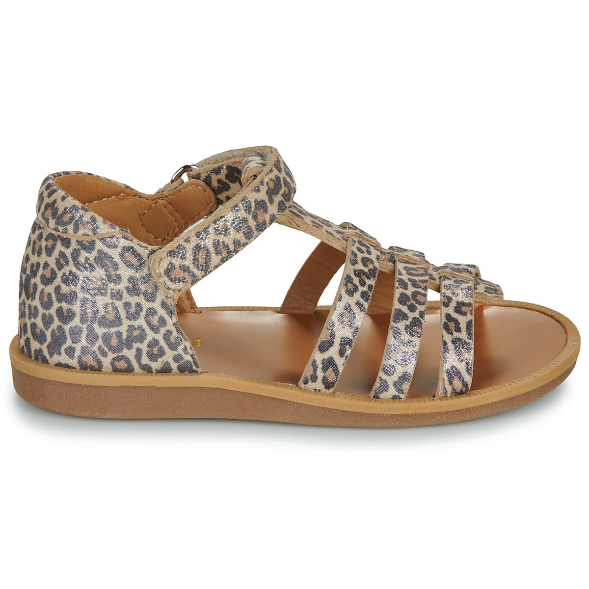 Girls' Sandals Pom d'Api Brown