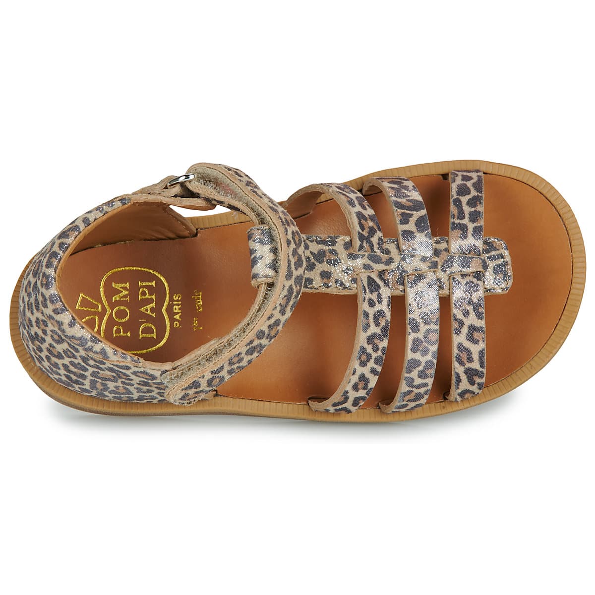 Girls' Sandals Pom d'Api Brown