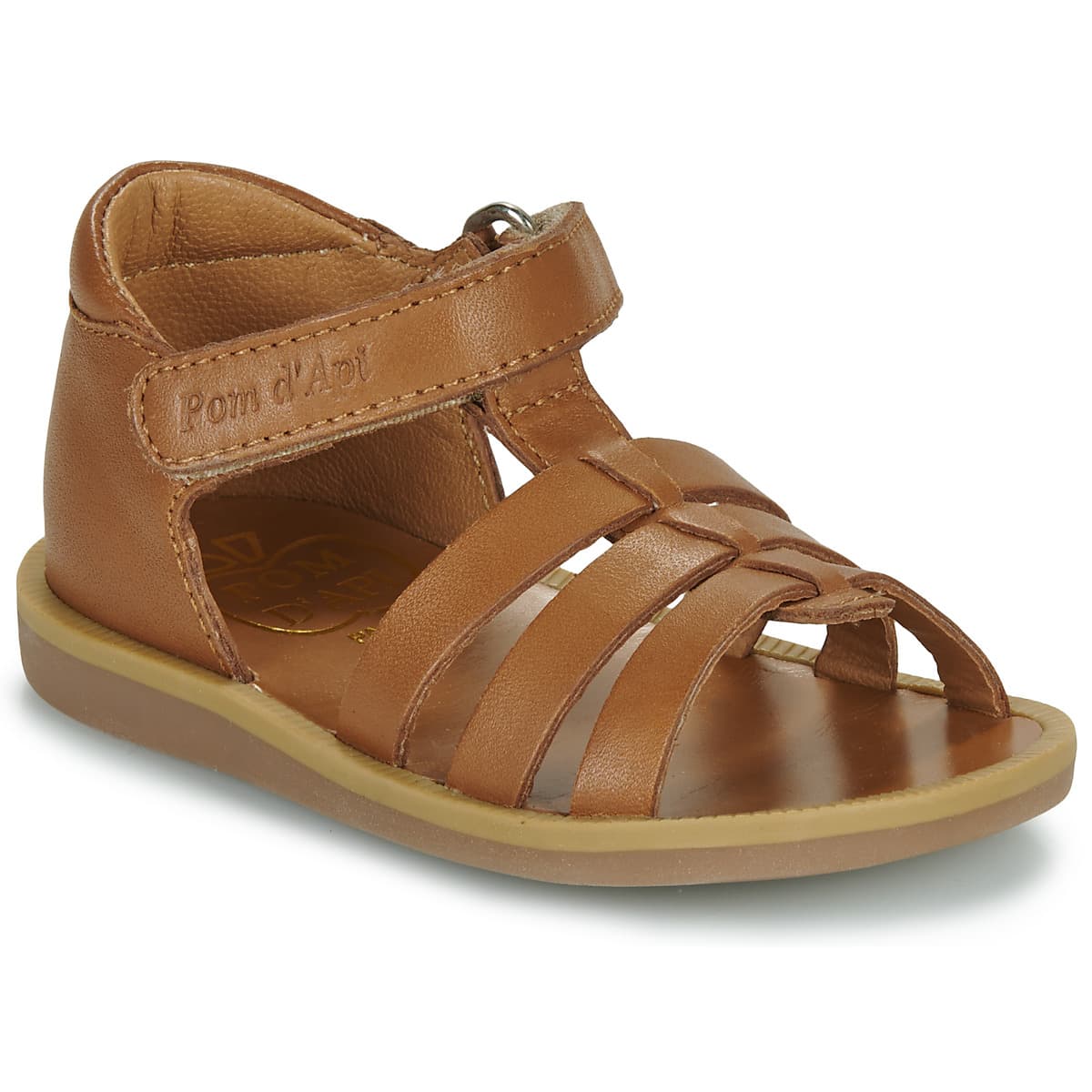 Σανδάλια χωρίς τακούνι Pom d'Api POPPY STRAP