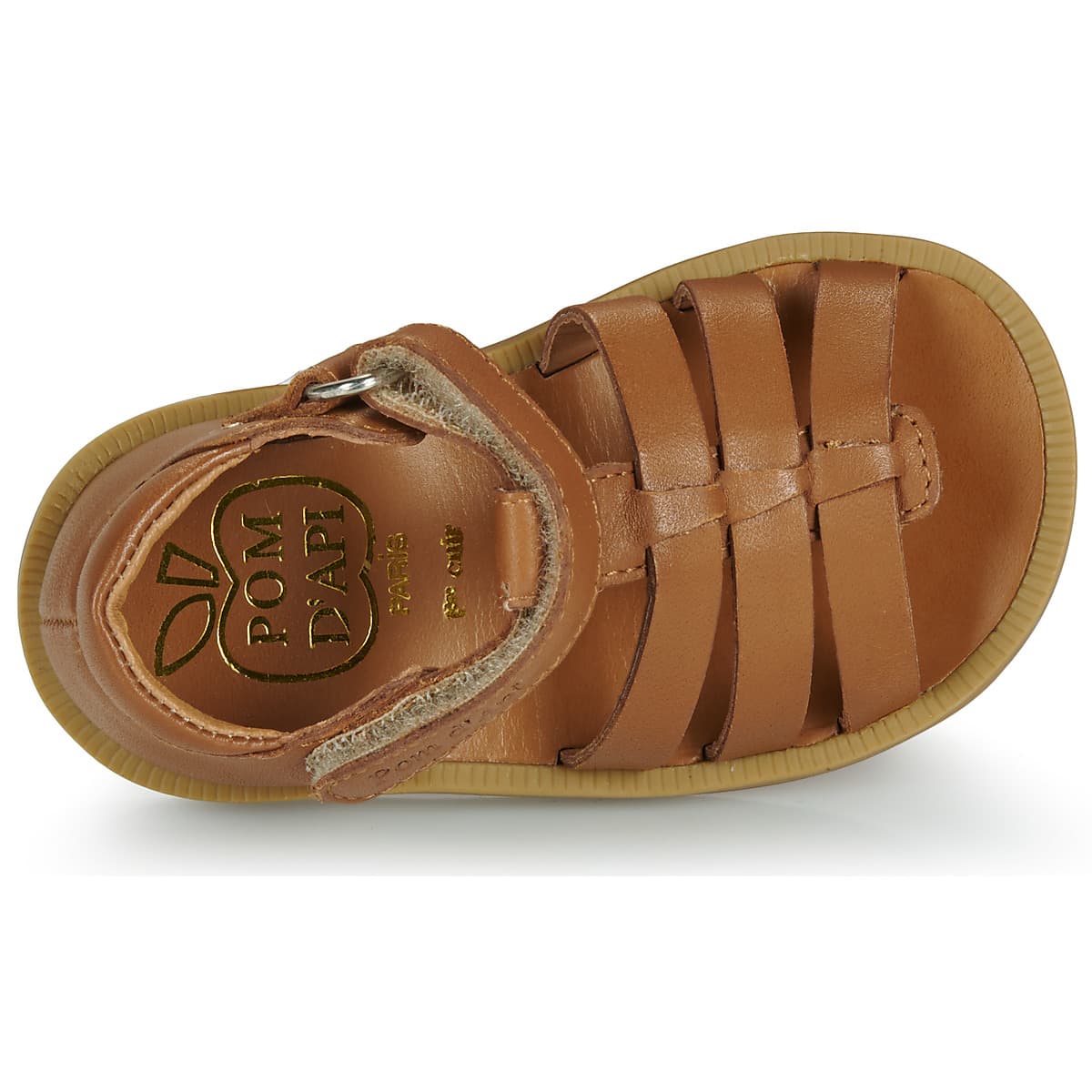 Girls' Sandals Pom d'Api Brown