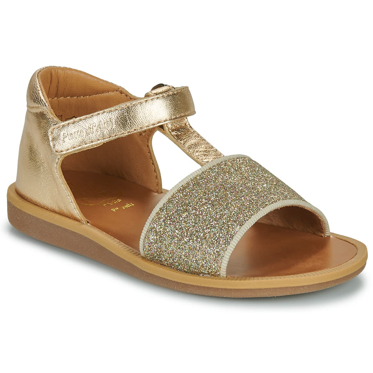 Σανδάλια χωρίς τακούνι Pom d'Api POPPY TAO EASY