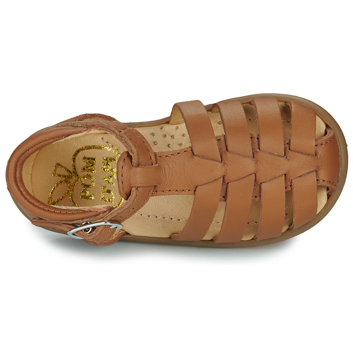 Girls' Sandals Pom d'Api Brown