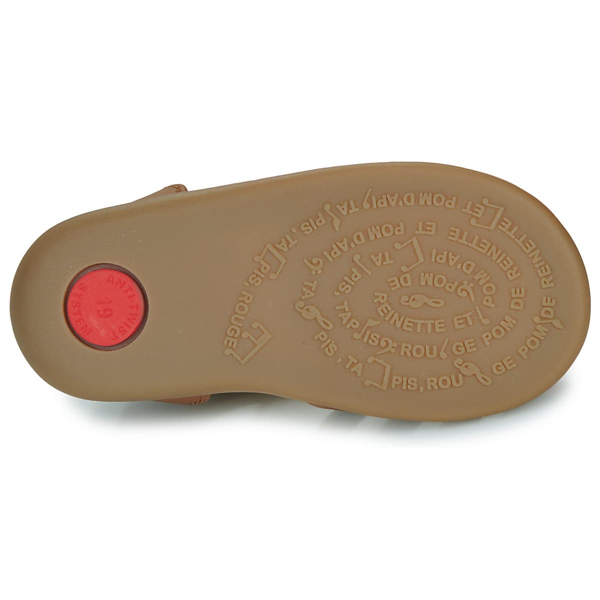 Girls' Sandals Pom d'Api Brown