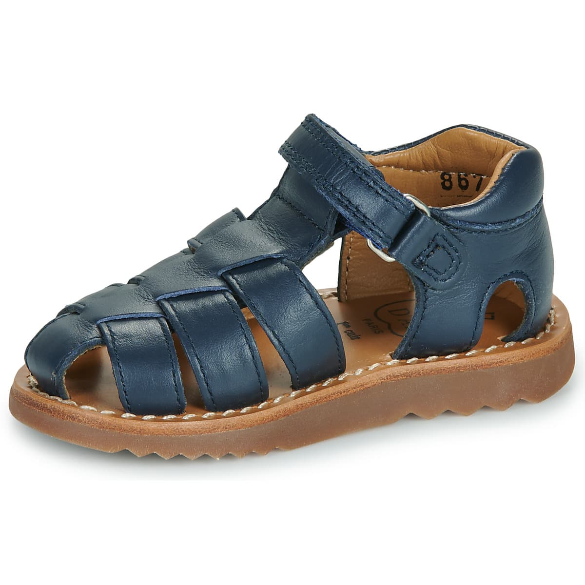 Boys' Sandals Pom d'Api Blue