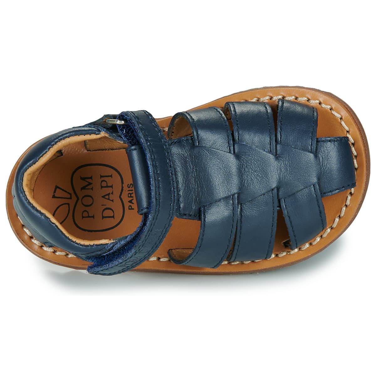 Boys' Sandals Pom d'Api Blue