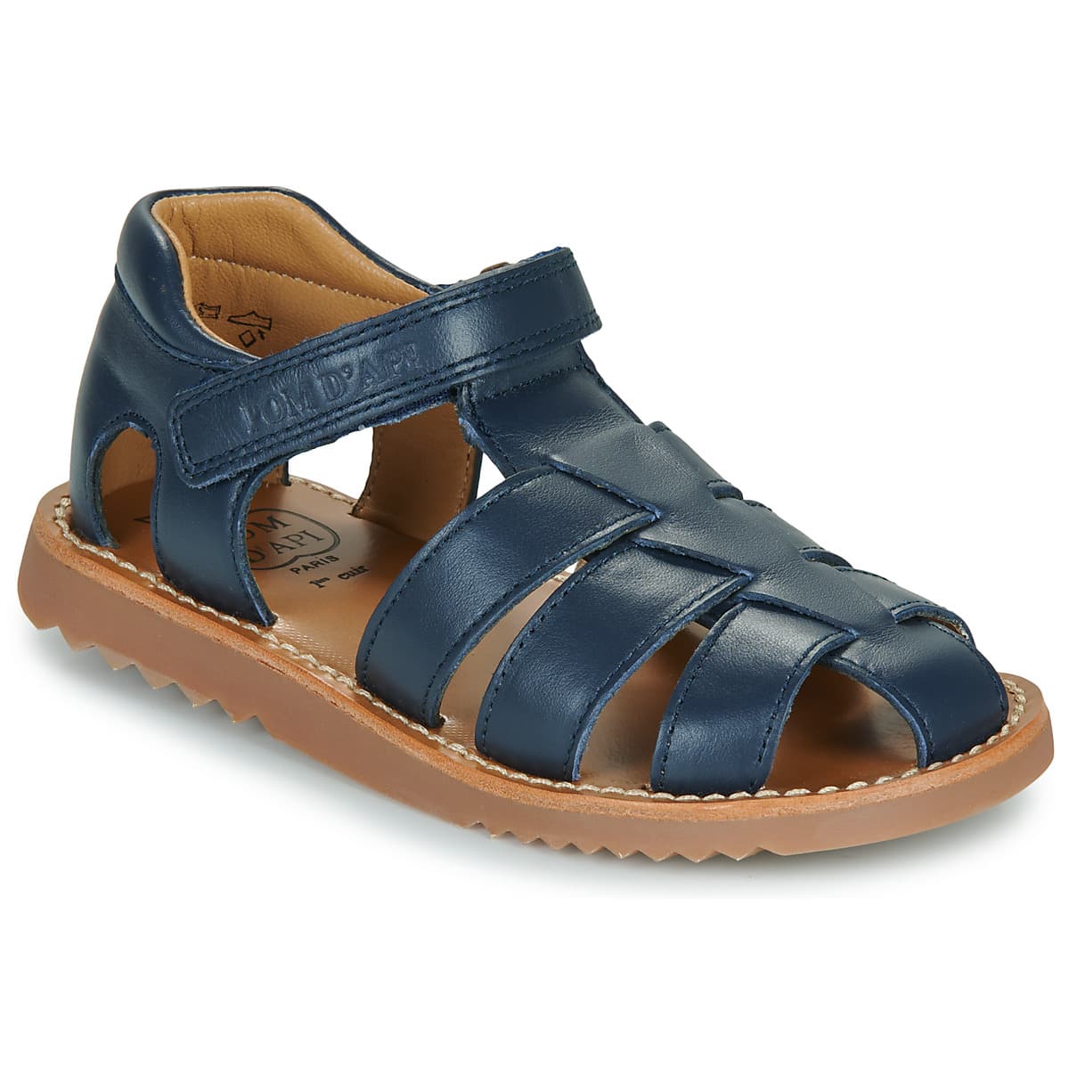 Boys' Sandals Pom d'Api Blue