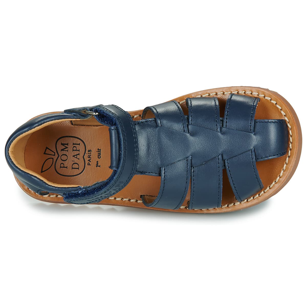 Boys' Sandals Pom d'Api Blue