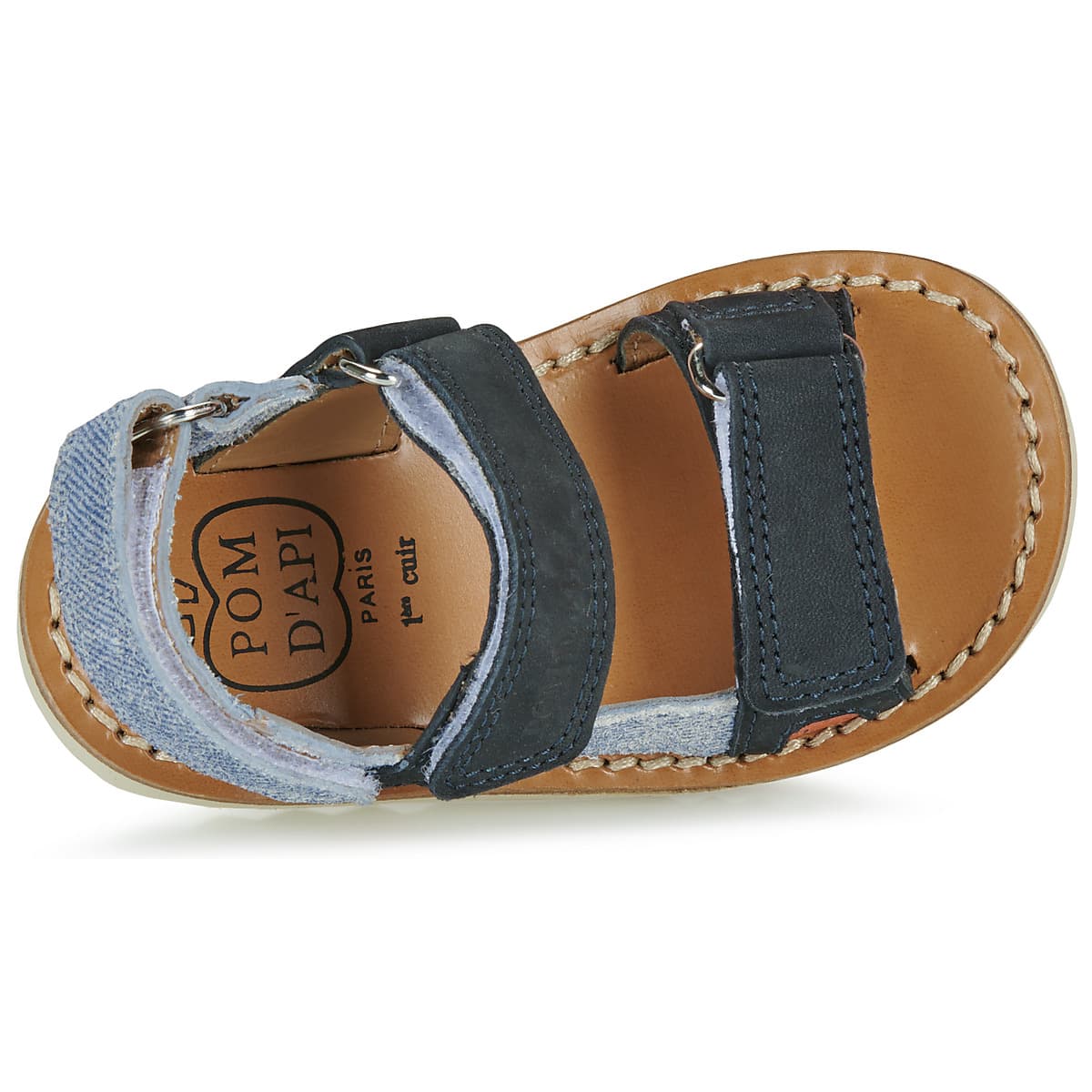 Boys' Sandals Pom d'Api Blue