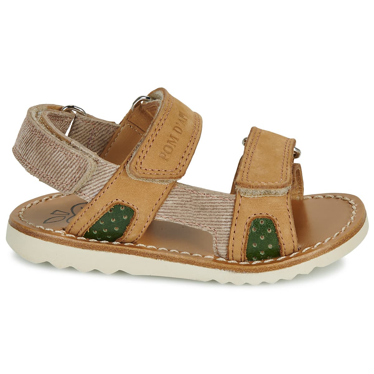Boys' Sandals Pom d'Api Brown
