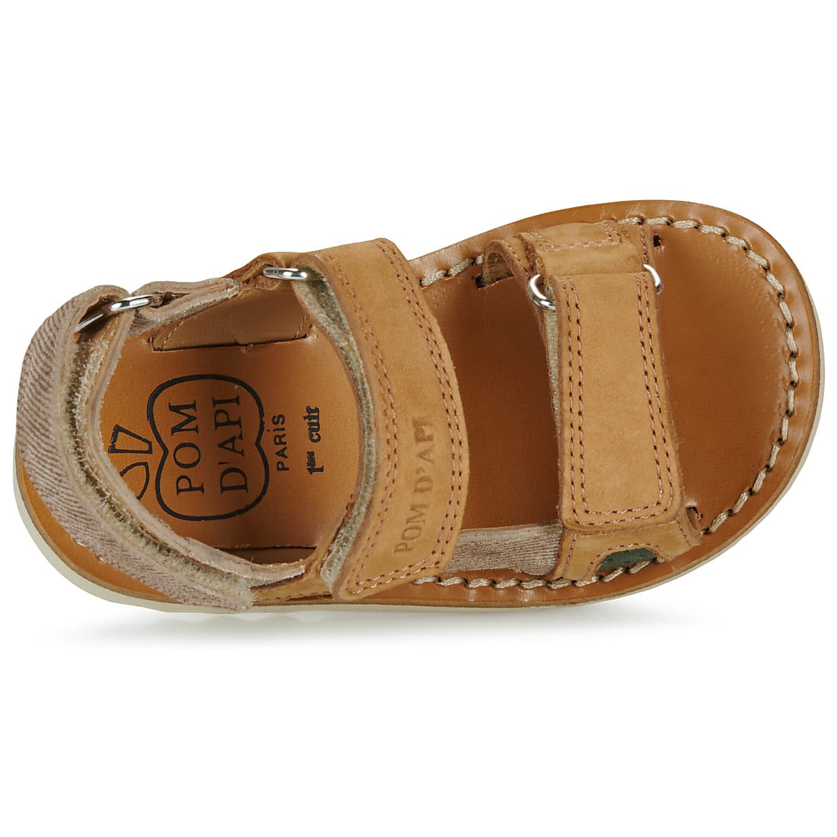 Boys' Sandals Pom d'Api Brown