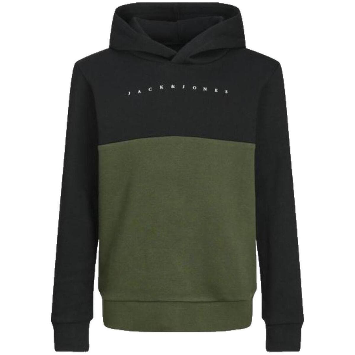 T-shirt με κουκούλα Jack & Jones 12259870- Black