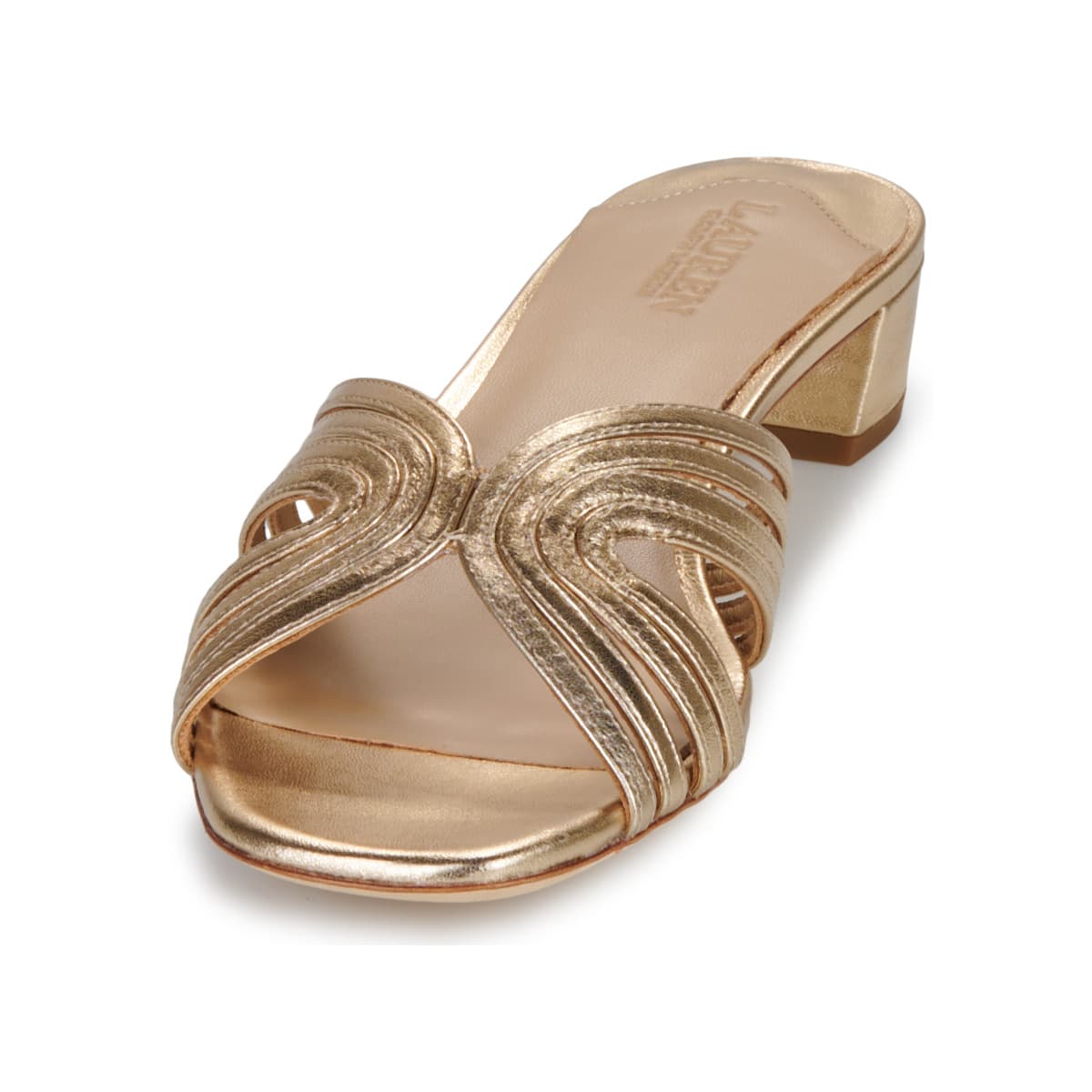 Women's Mules Lauren Ralph Lauren Gold