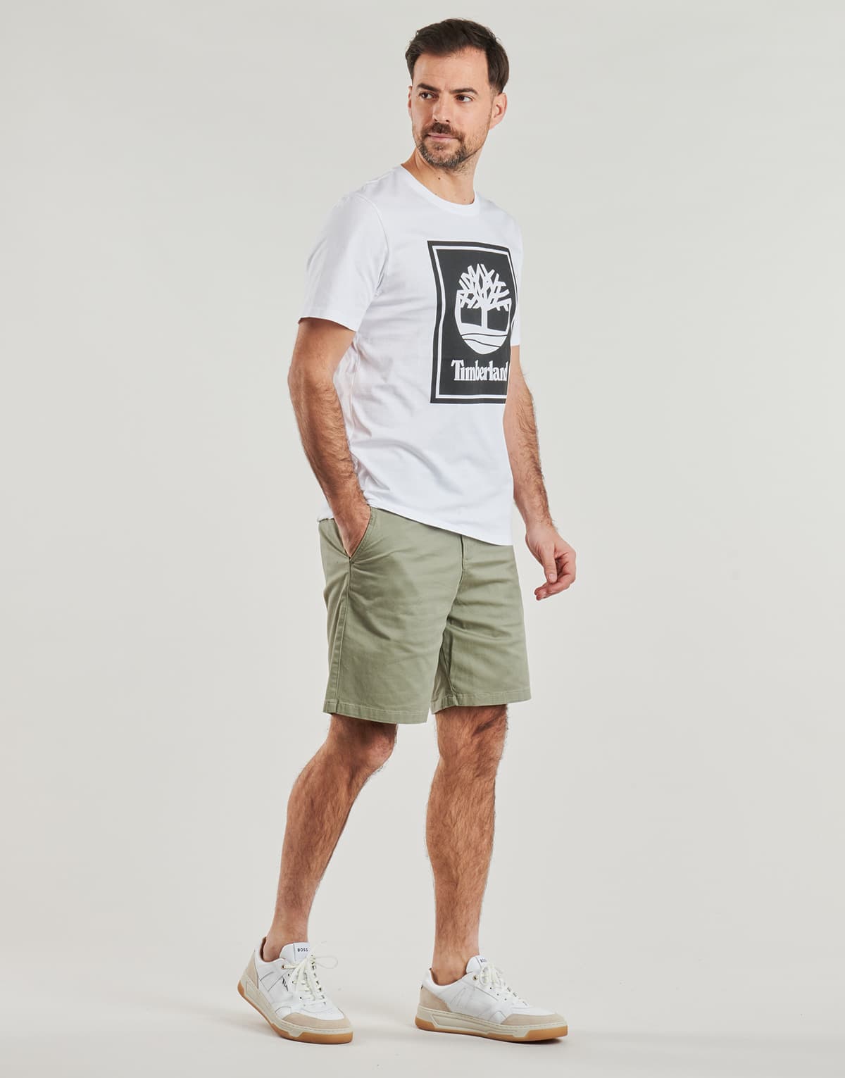 Men's T-Shirts Timberland White