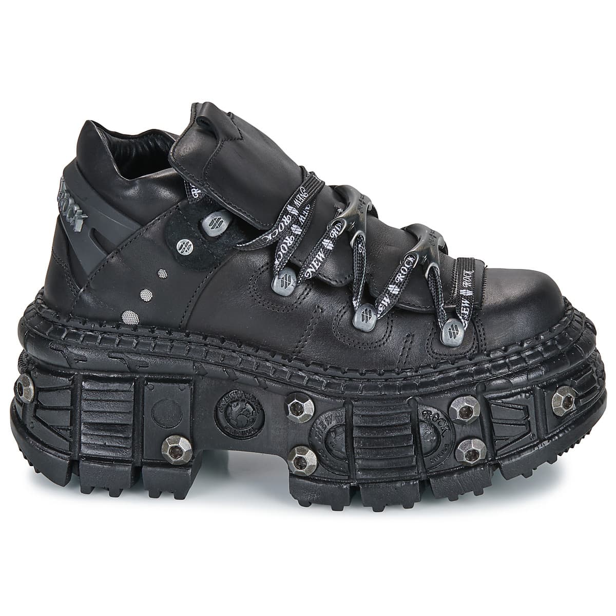 Women's Derby Shoes New Rock Black