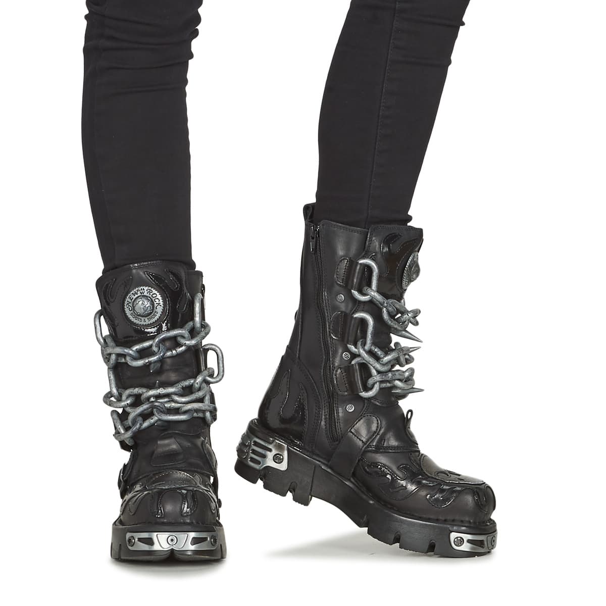 Women's Boots New Rock Black