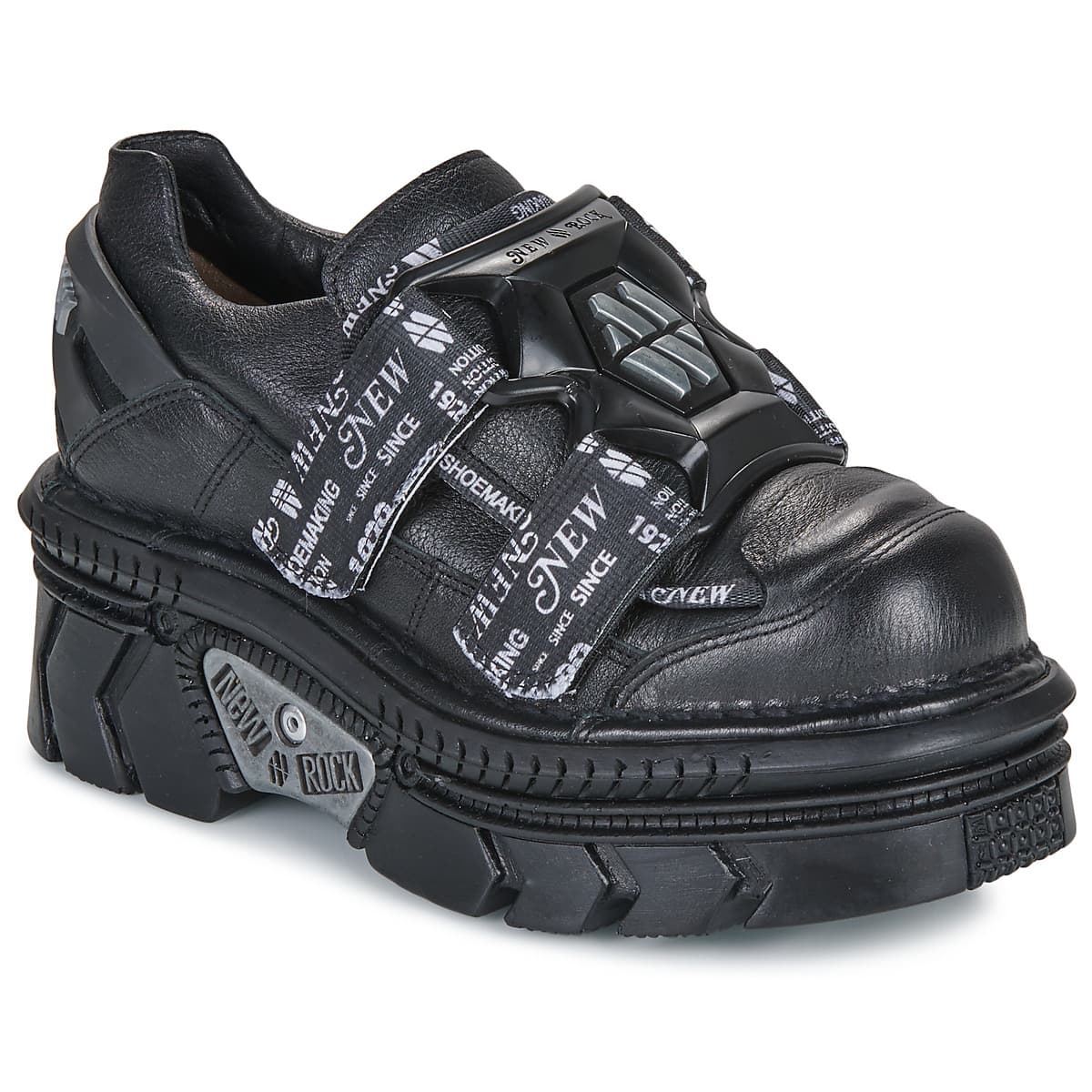 Women's Derby Shoes New Rock Black